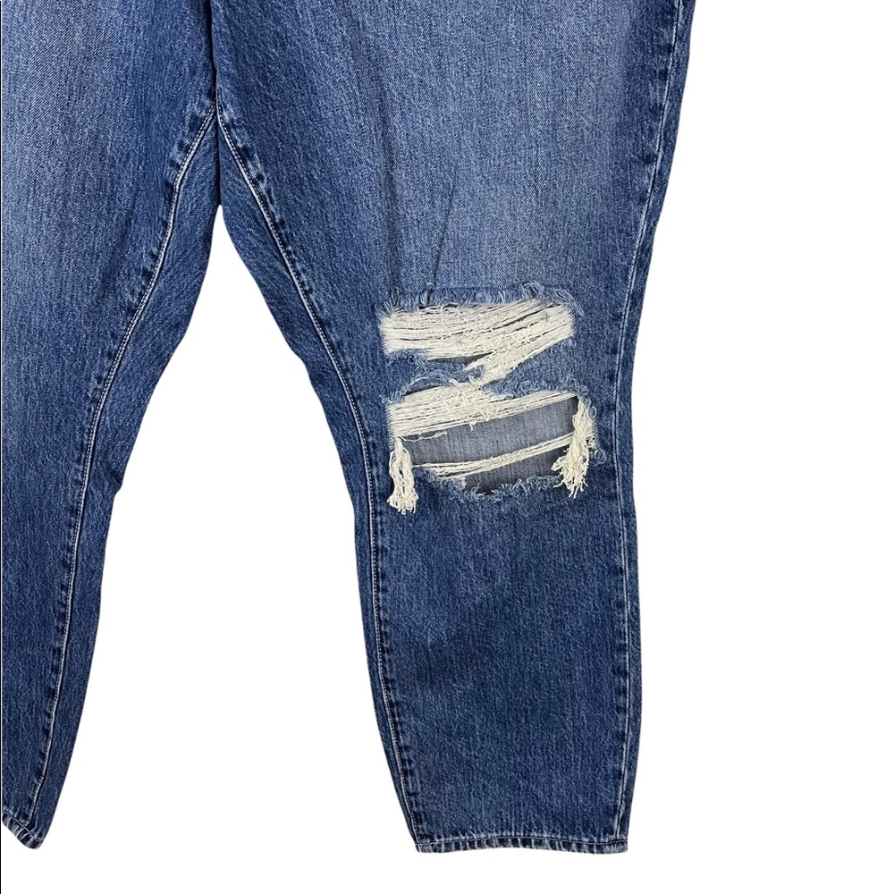 GOOD AMERICAN GOOD VINTAGE distressed straight leg jeans size 18 NWT